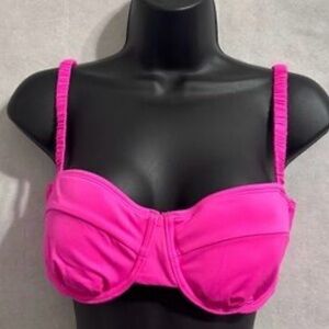 Wild Fable SZ M underwire design  sweetheart adjustable straps vibrant pink NWT